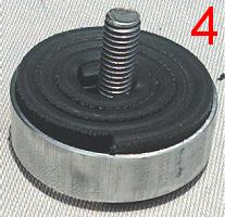 Top View - Carriage Bolt Inserted